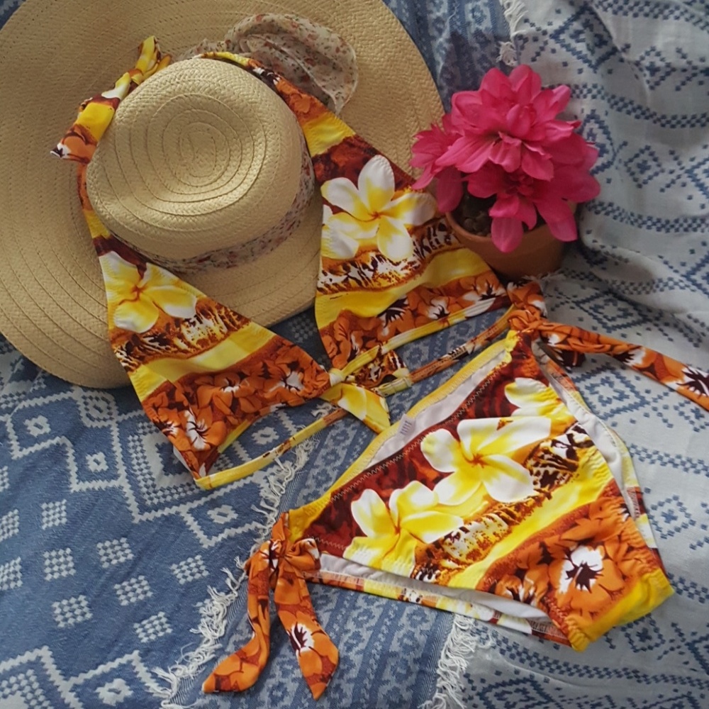 Hibiscus Print Bikini